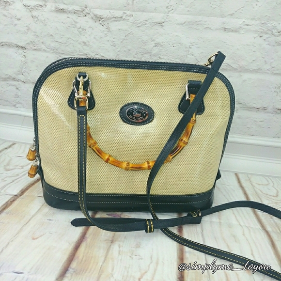 Dooney & Bourke Handbags - Vintage Dooney & Bourke Double Zip Dome Satchel